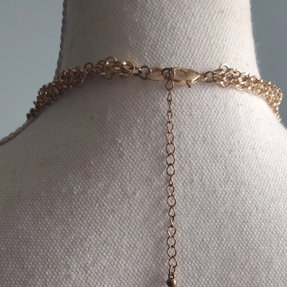 Elegant Multi-Strand Statement Necklace